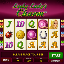 Admiral - Lucky Lady's Charm Slot - Populárny automat s bonusmi